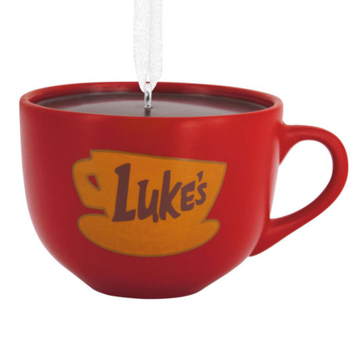 LUKE'S COFFEE MUG ORNAMENT BY HALLMARK (GILMORE GIRLS)