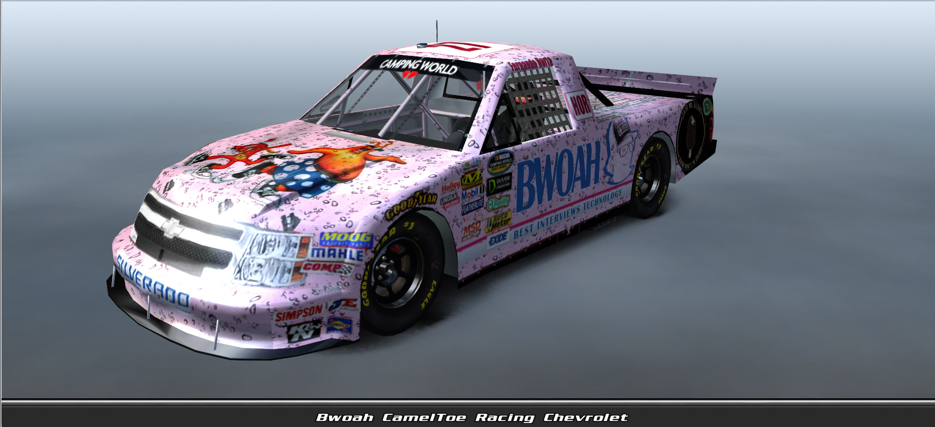 Bwoah Cameltoe Racing, Chevrolet #17527, Driven By Fernando Horta