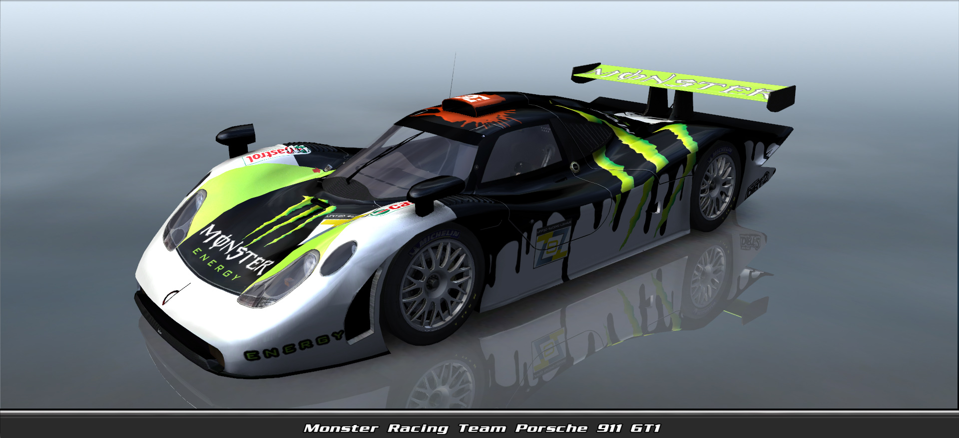 Monster Racing Team, Porsche 911 Gt1 #11008, Driven By Fernando Horta