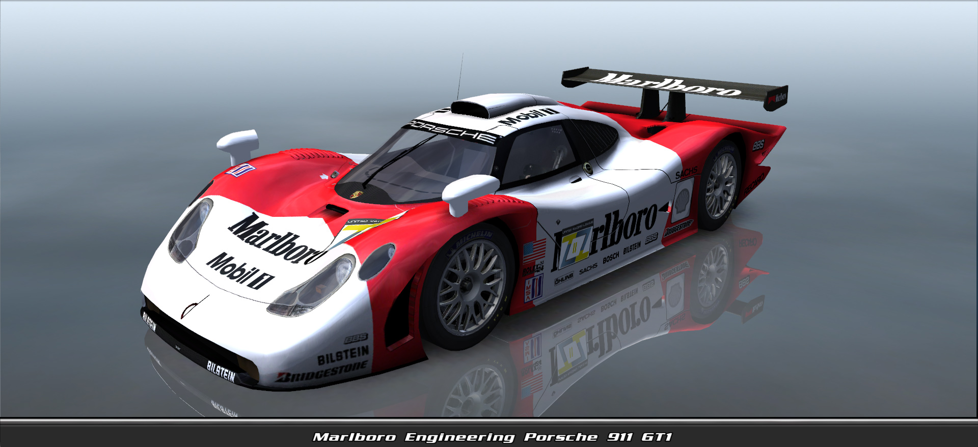 Marlboro Engineering, Porsche 911 Gt1 #11011, Driven By Rodrigo Flores