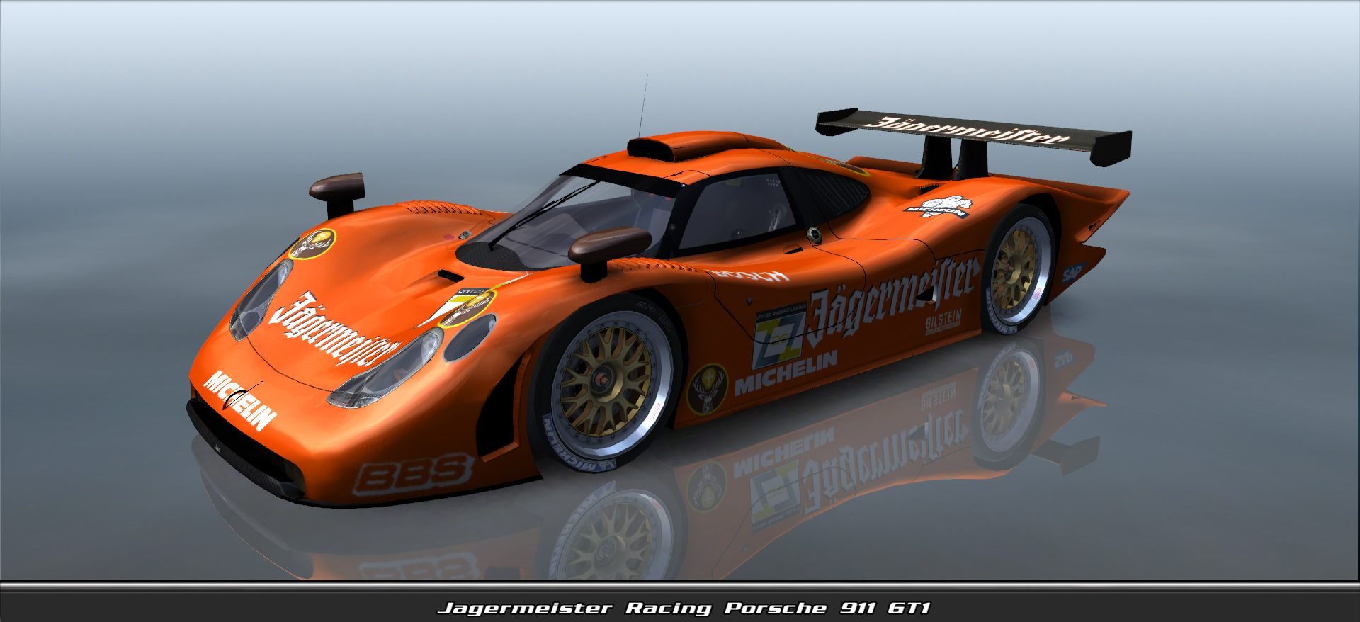 Jagermeister Racing, Porsche 911 Gt1 #11020, Driven By Jens Klempnauer