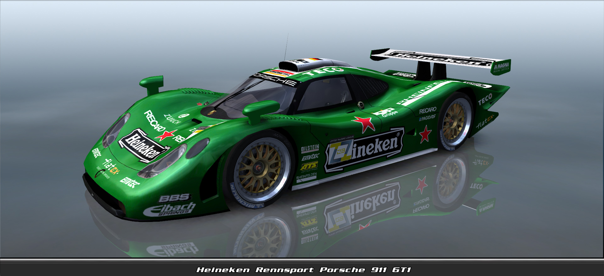 Heineken Rennsport, Porsche 911 Gt1 #11023, Driven By Bigfudge