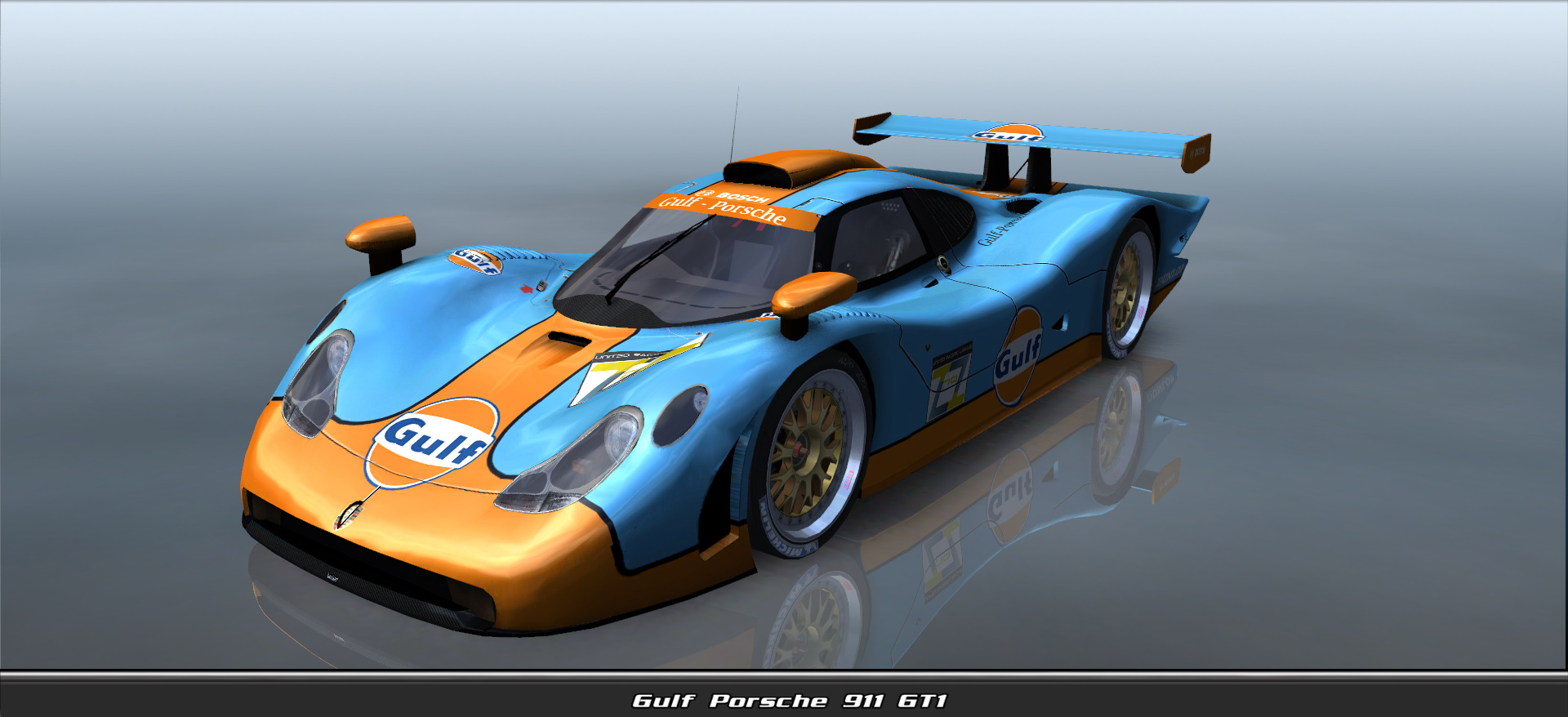 Gulf, Porsche 911 Gt1 #11029, Driven By Juliano Flores