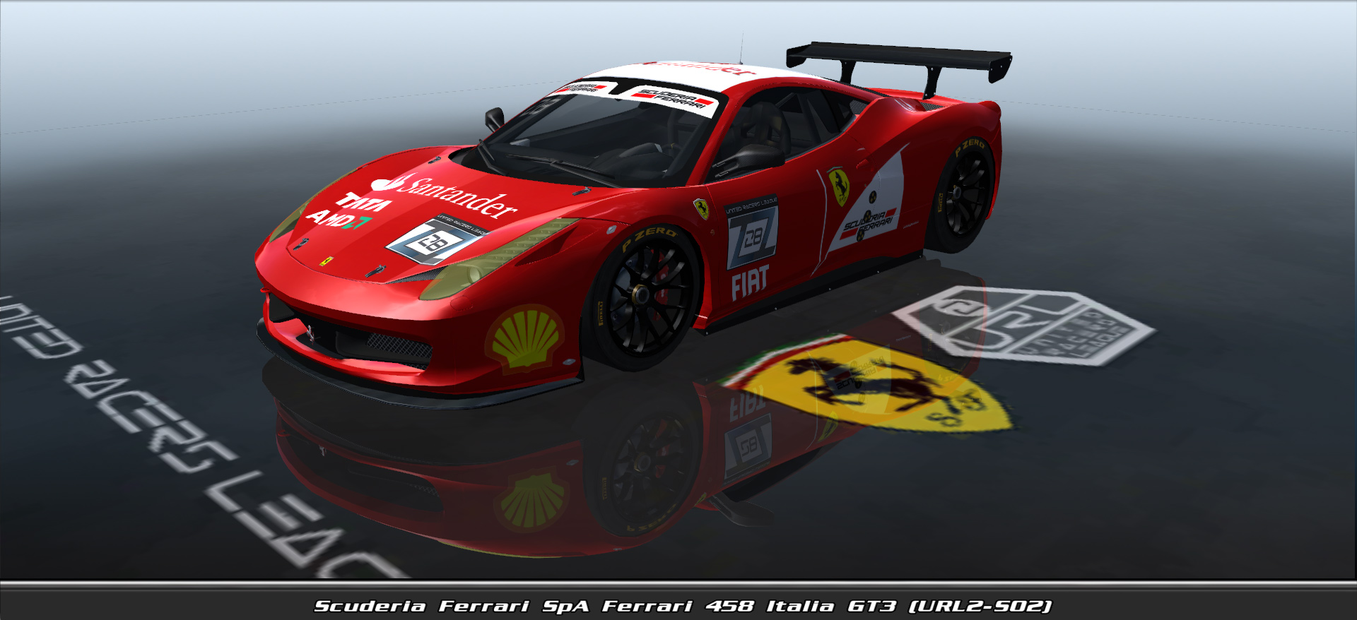 Scuderia Ferrari Spa, Ferrari 458 Italia Gt3 (url2-s02) #12228, Driven By Ruann Joubert