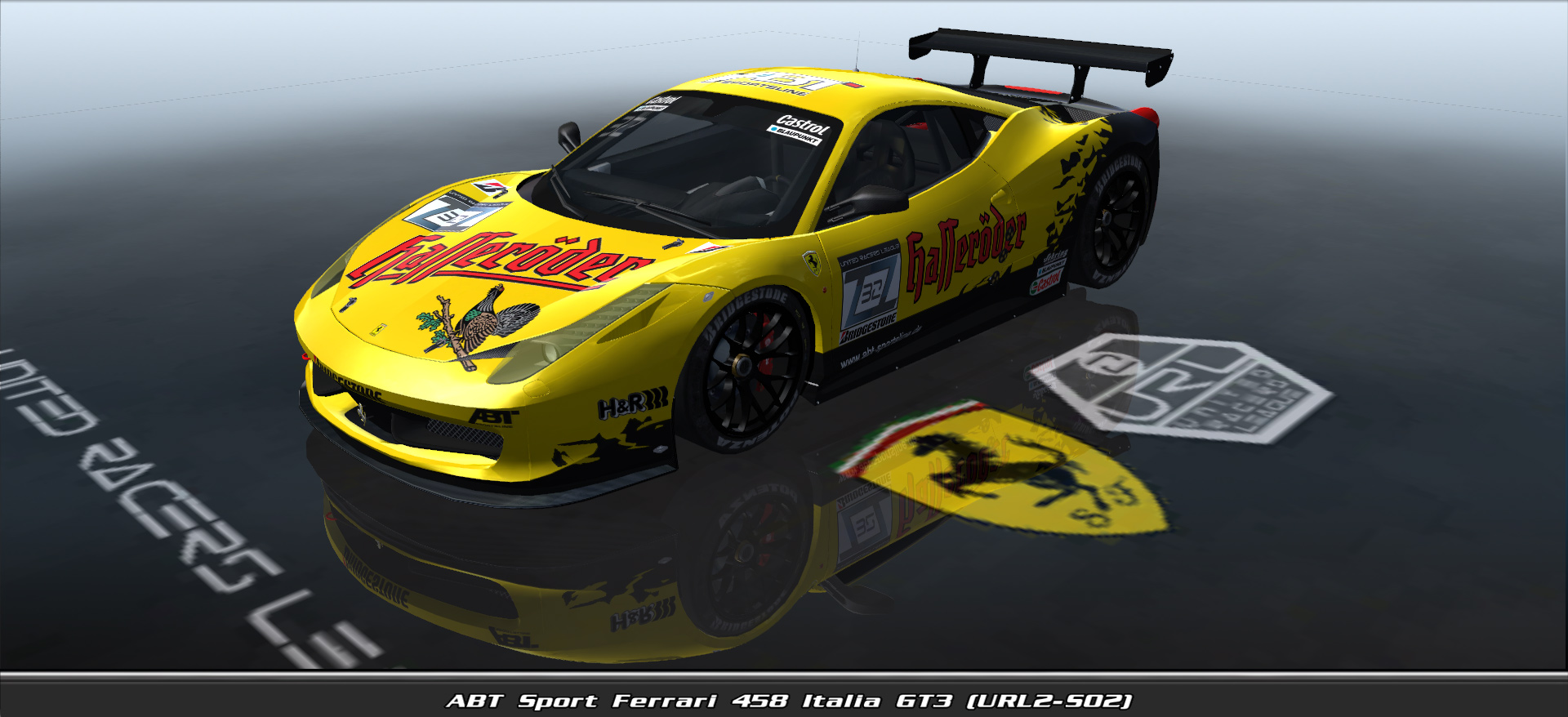 Abt Sport, Ferrari 458 Italia Gt3 (url2-s02) #12232, Driven By Ruann Joubert