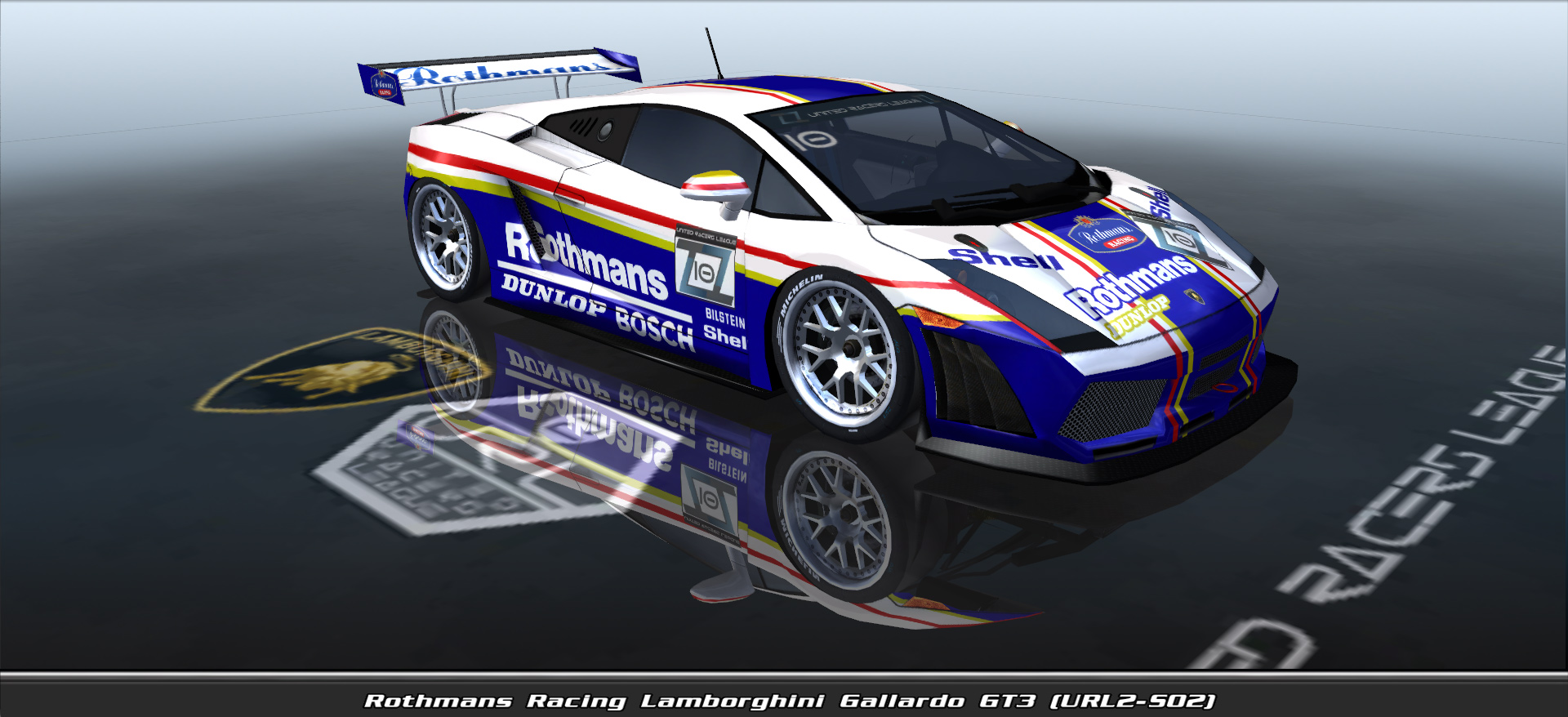 Rothmans Racing, Lamborghini Gallardo Gt3 (url2-s02) #12210, Driven By Mansell