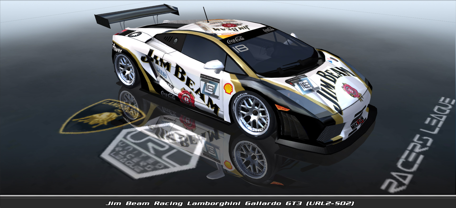 Jim Beam Racing, Lamborghini Gallardo Gt3 (url2-s02) #12218, Driven By Paul Van Leusden
