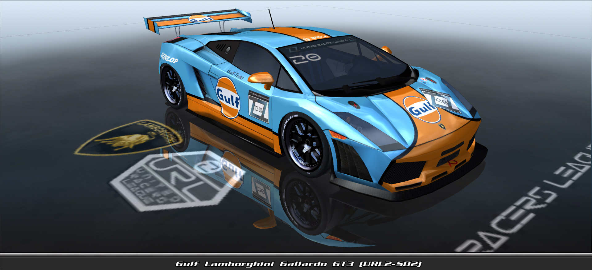 Gulf, Lamborghini Gallardo Gt3 (url2-s02) #12220, Driven By Swedishfrog