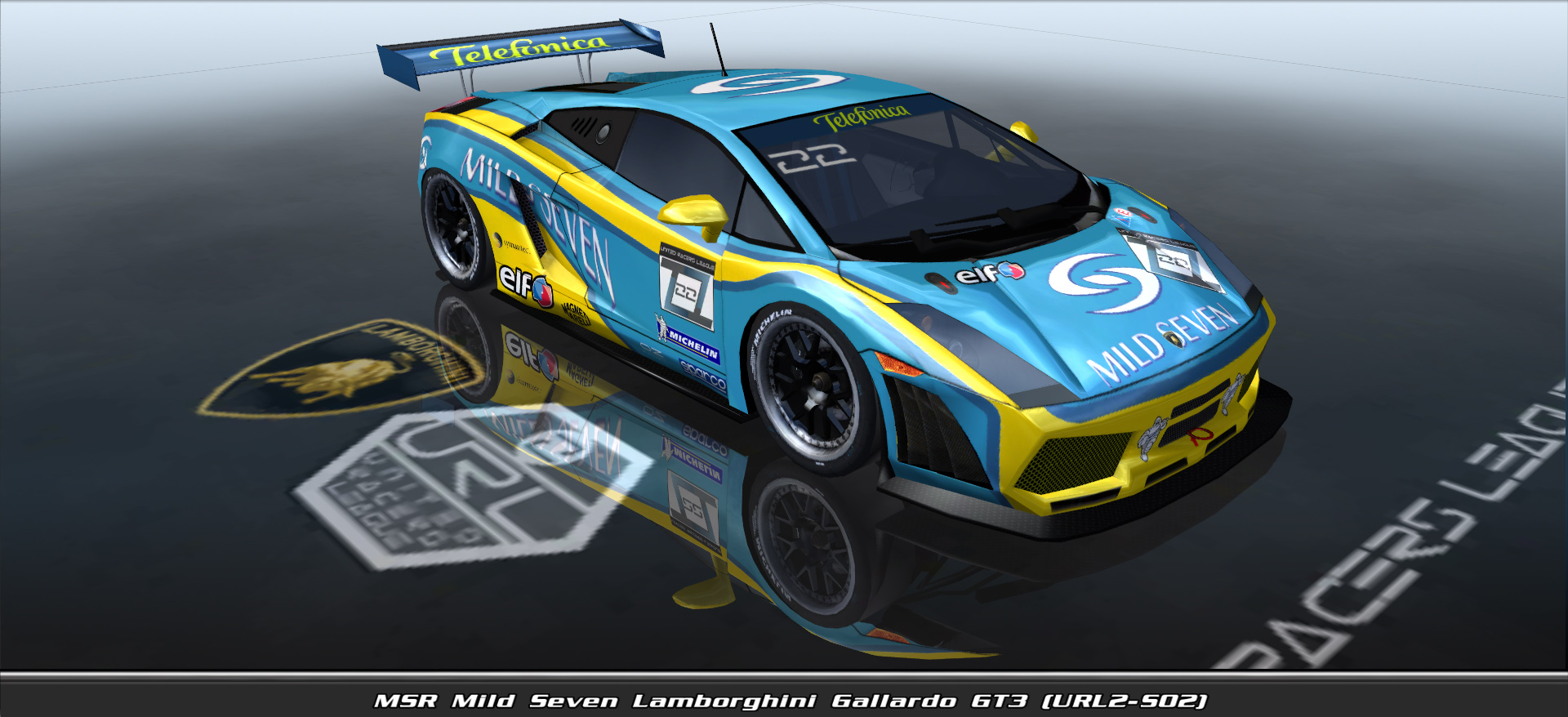 Msr Mild Seven, Lamborghini Gallardo Gt3 (url2-s02) #12222, Driven By Alex Scott