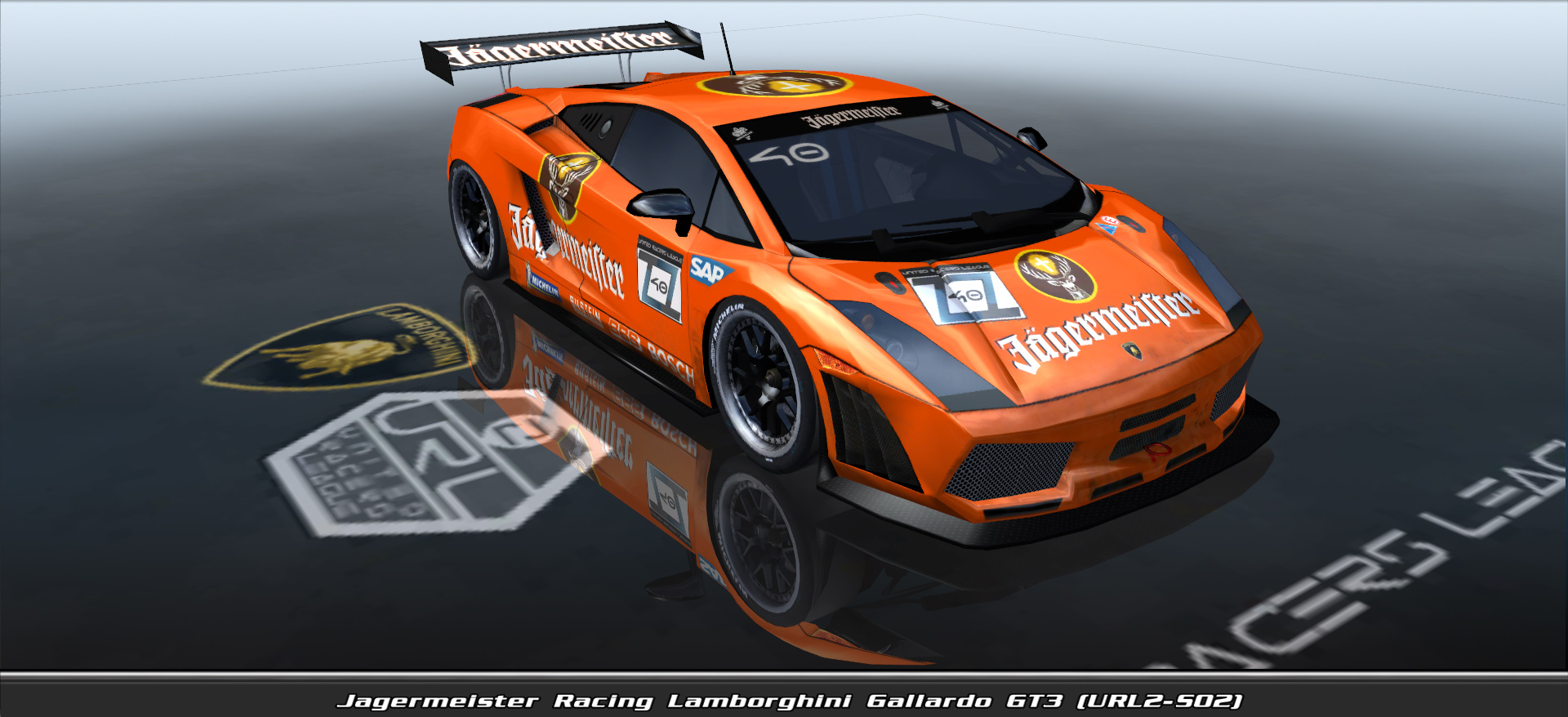 Jagermeister Racing, Lamborghini Gallardo Gt3 (url2-s02) #12240, Driven By Alex Funnell