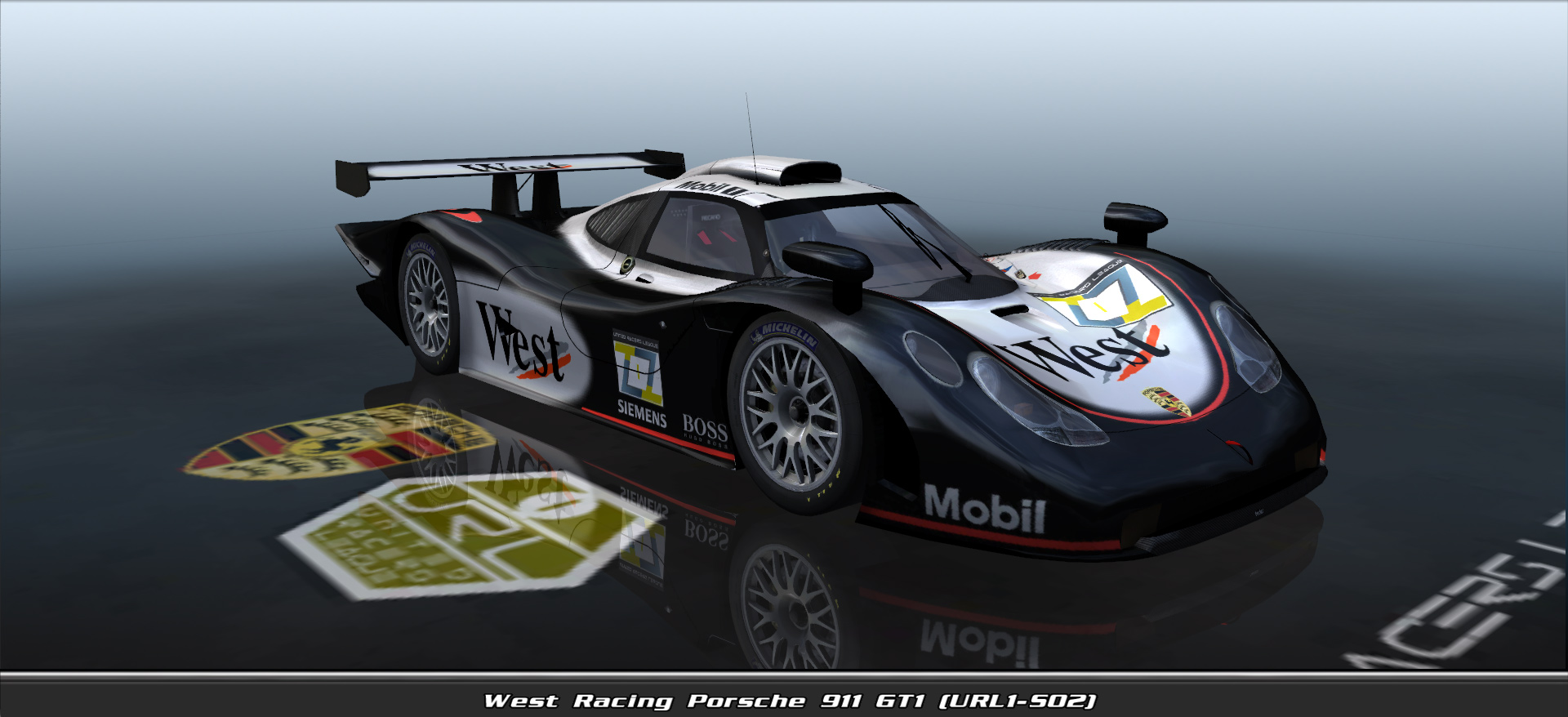 West Racing, Porsche 911 Gt1 (url1-s02) #12201, Driven By Fernando Horta