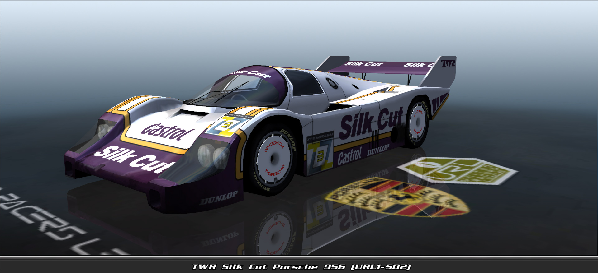 Twr Silk Cut, Porsche 956 (url1-s02) #12203, Driven By Fernando Horta