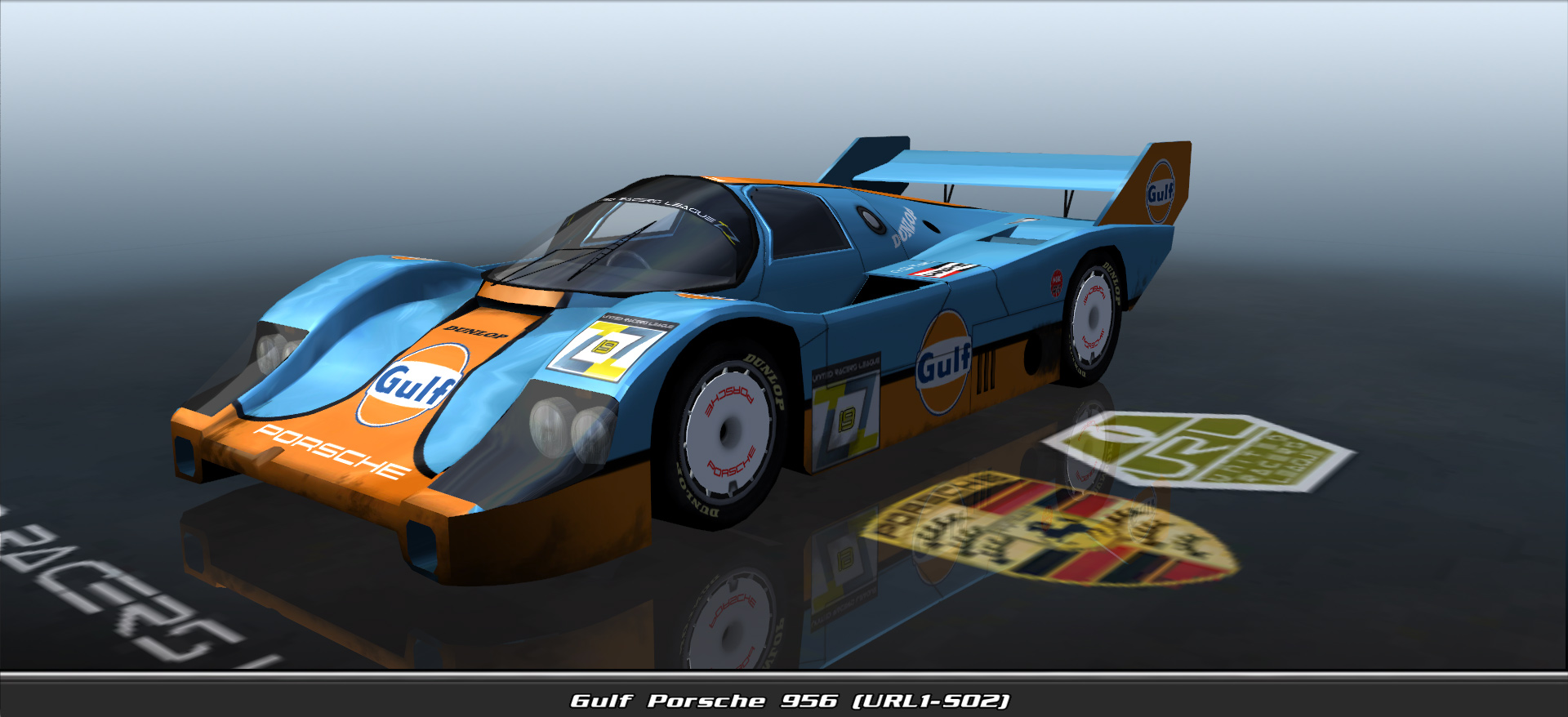 Gulf, Porsche 956 (url1-s02) #12219, Driven By Juliano Flores
