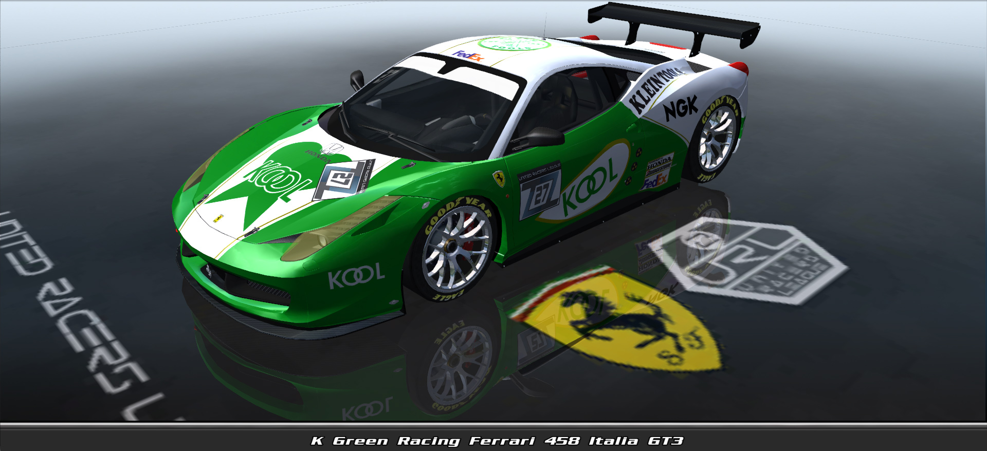 K Green Racing, Ferrari 458 Italia Gt3 #3227, Driven By Vladimir Jelicic
