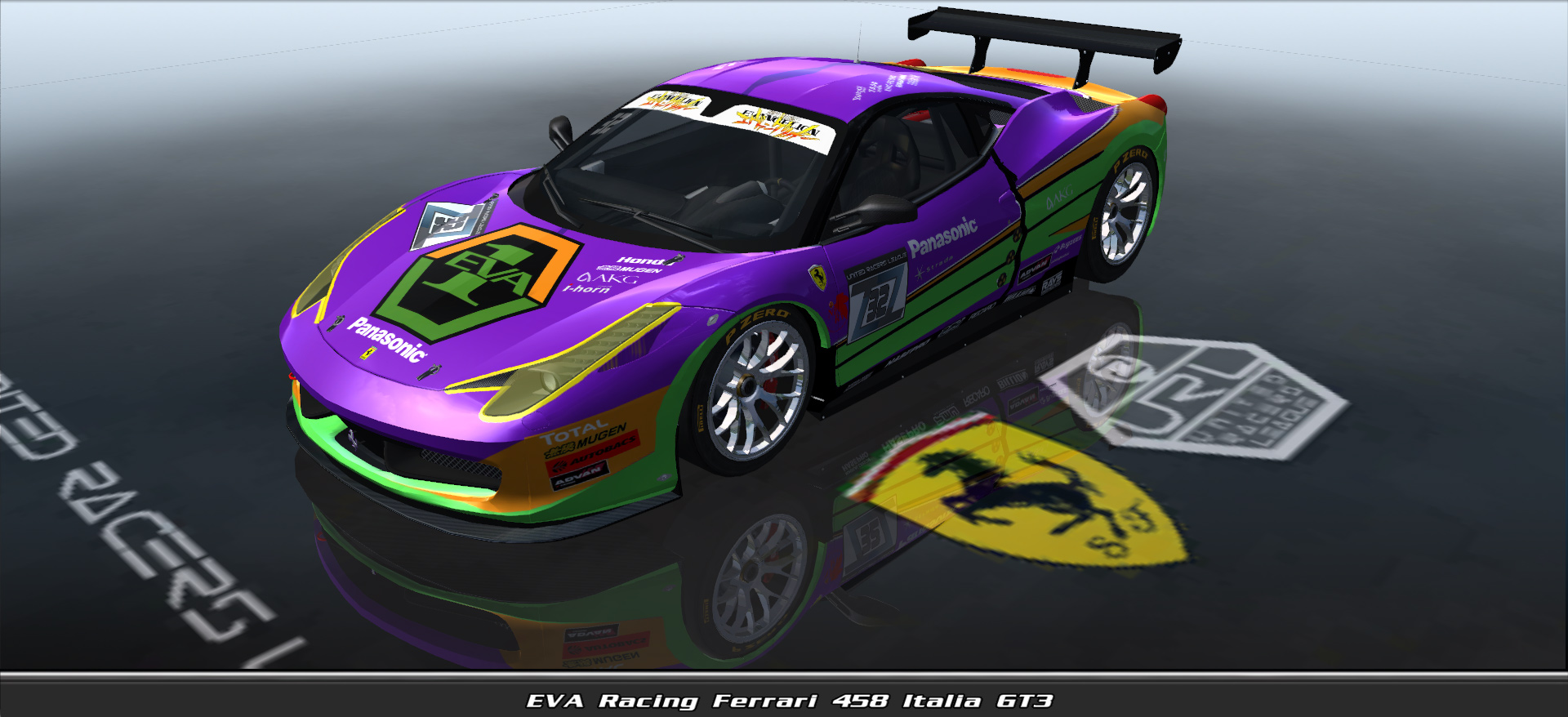 Eva Racing, Ferrari 458 Italia Gt3 #3232, Driven By Juliano Flores