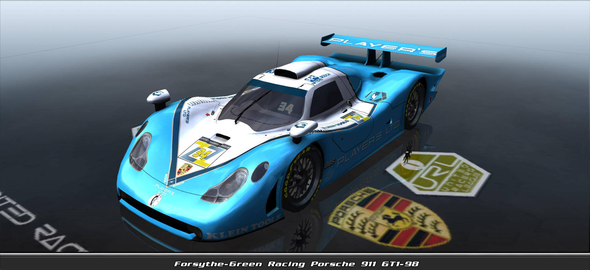 Forsythe-green Racing, Porsche 911 Gt1-98 #4134, Driven By 04134