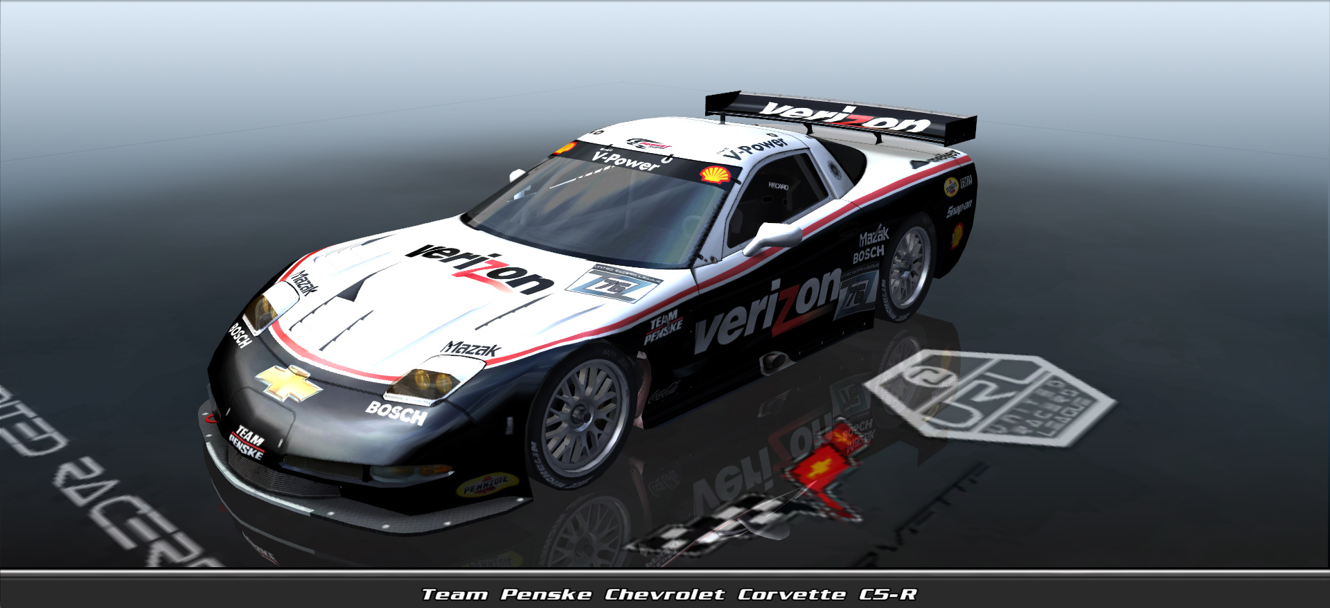 Team Penske, Chevrolet Corvette C5-r #4276, Driven By Juliano Flores