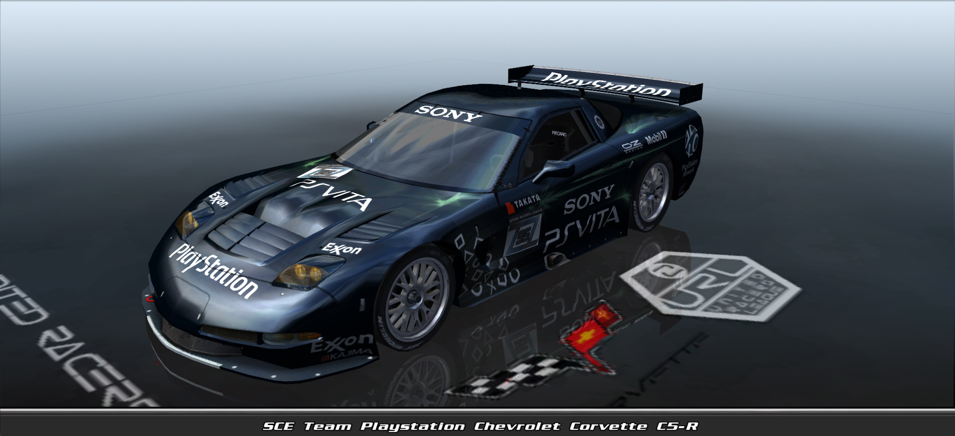 Sce Team Playstation, Chevrolet Corvette C5-r #4295, Driven By Andres Escobar