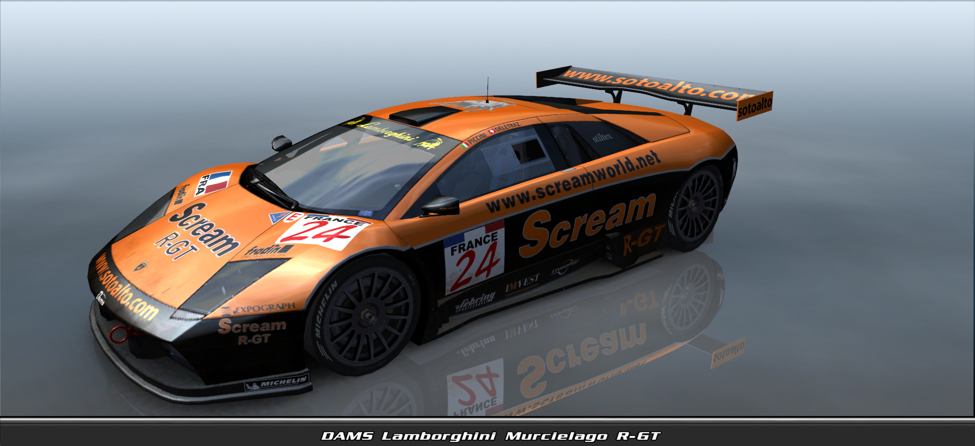 Dams, Lamborghini Murcielago R-gt #4024, Driven By Fernando Horta