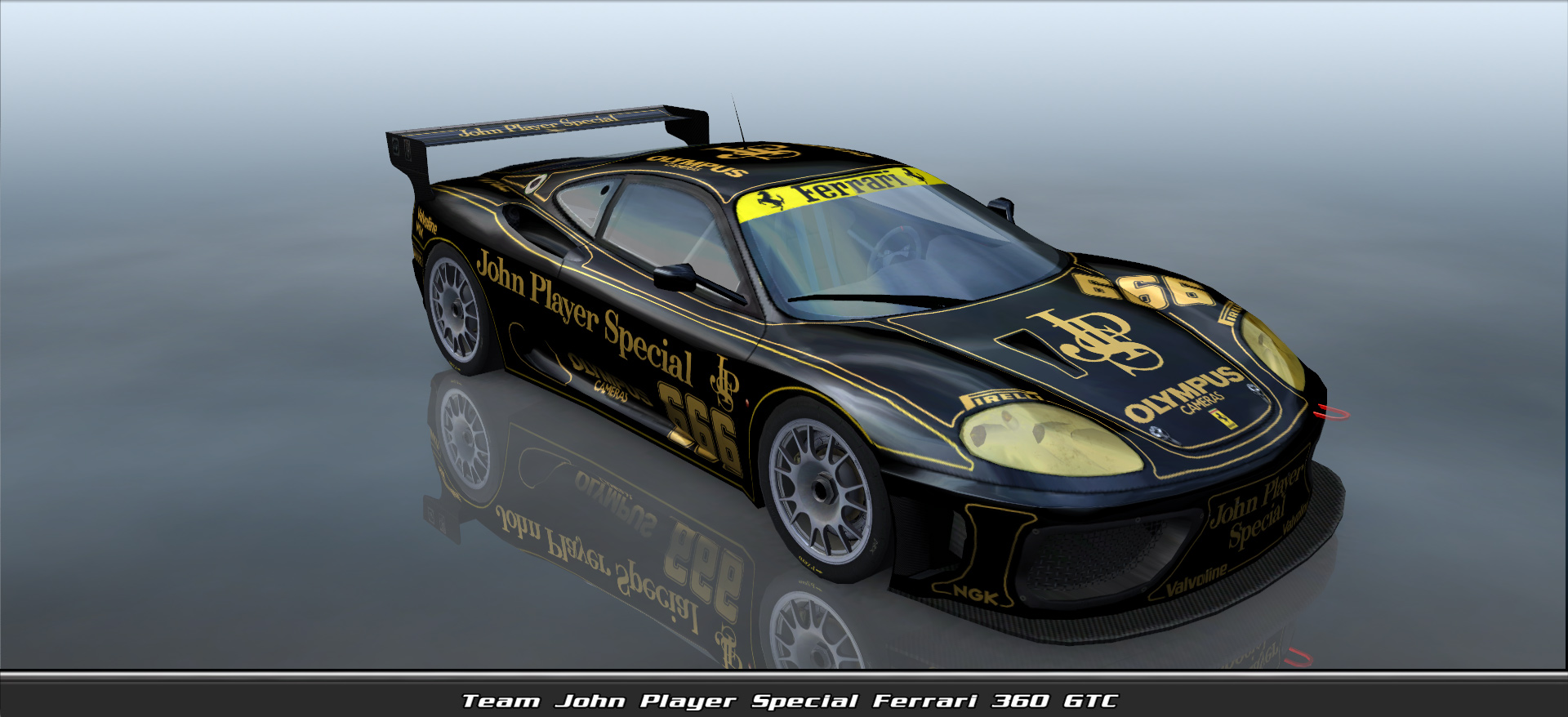 Team John Player Special, Ferrari 360 Gtc #4666, Driven By Christian Pescatori
