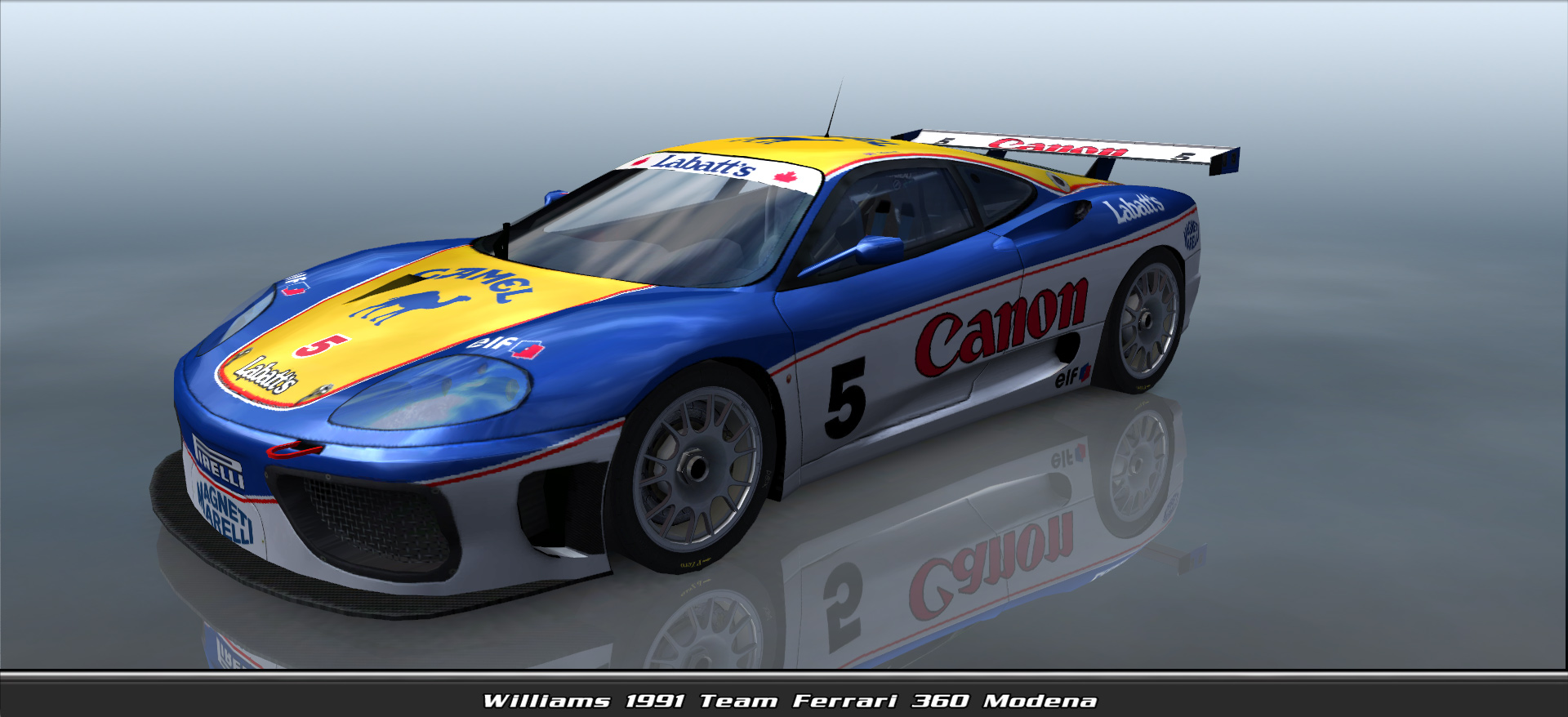 Williams 1991 Team, Ferrari 360 Modena #9105, Driven By Mansell