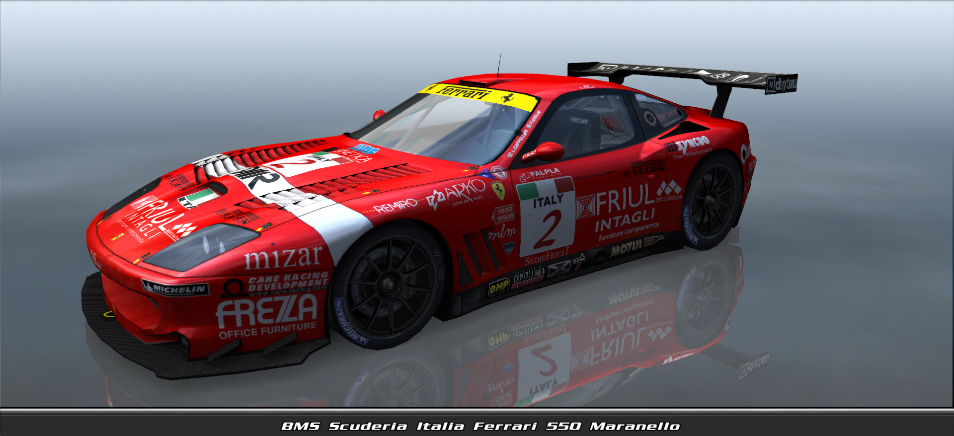 Bms Scuderia Italia, Ferrari 550 Maranello #4002, Driven By Luca Capellari