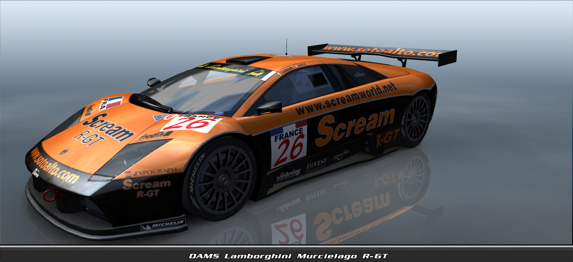 Dams, Lamborghini Murcielago R-gt #4026, Driven By Fernando Horta