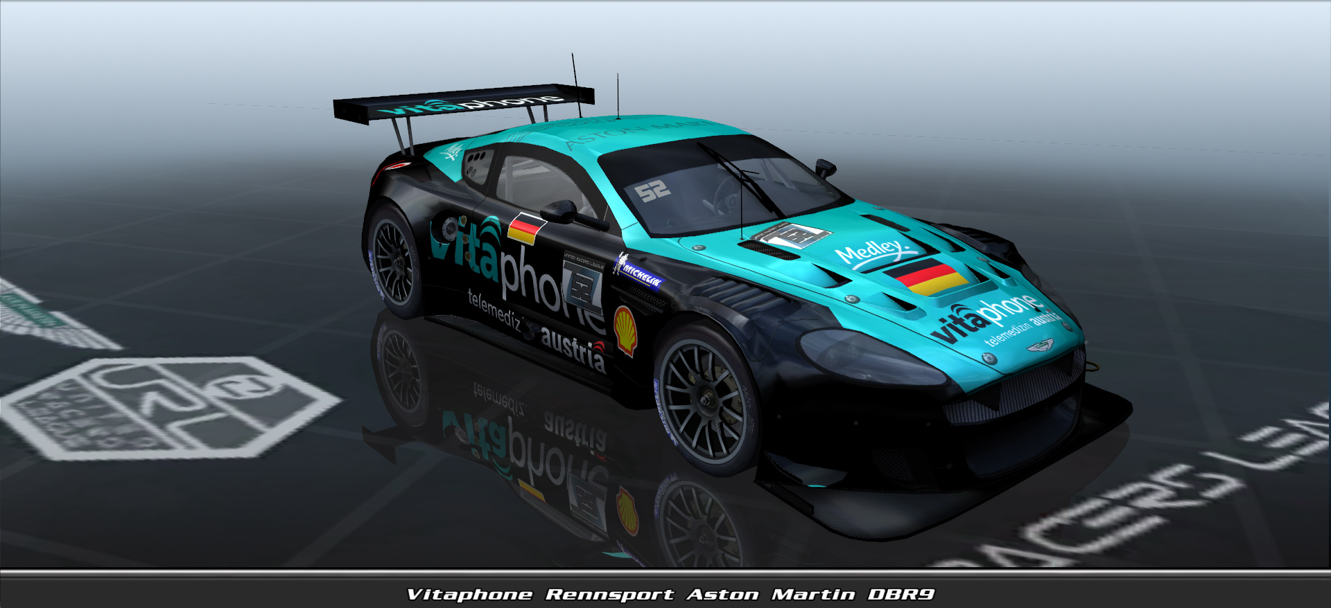 Vitaphone Rennsport, Aston Martin Dbr9 #4252, Driven By Gatis Stalsans
