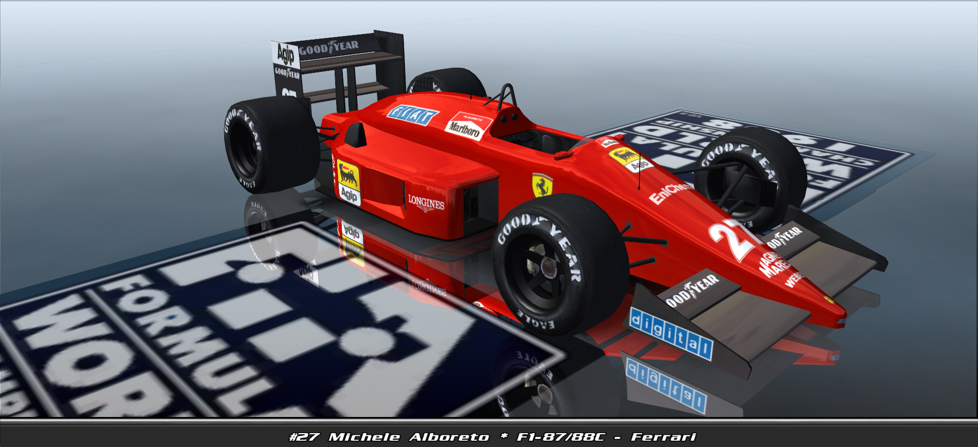 #27 Michele Alboreto * F1-87/88c -, Ferrari #88027, Driven By Sam O Sullivan