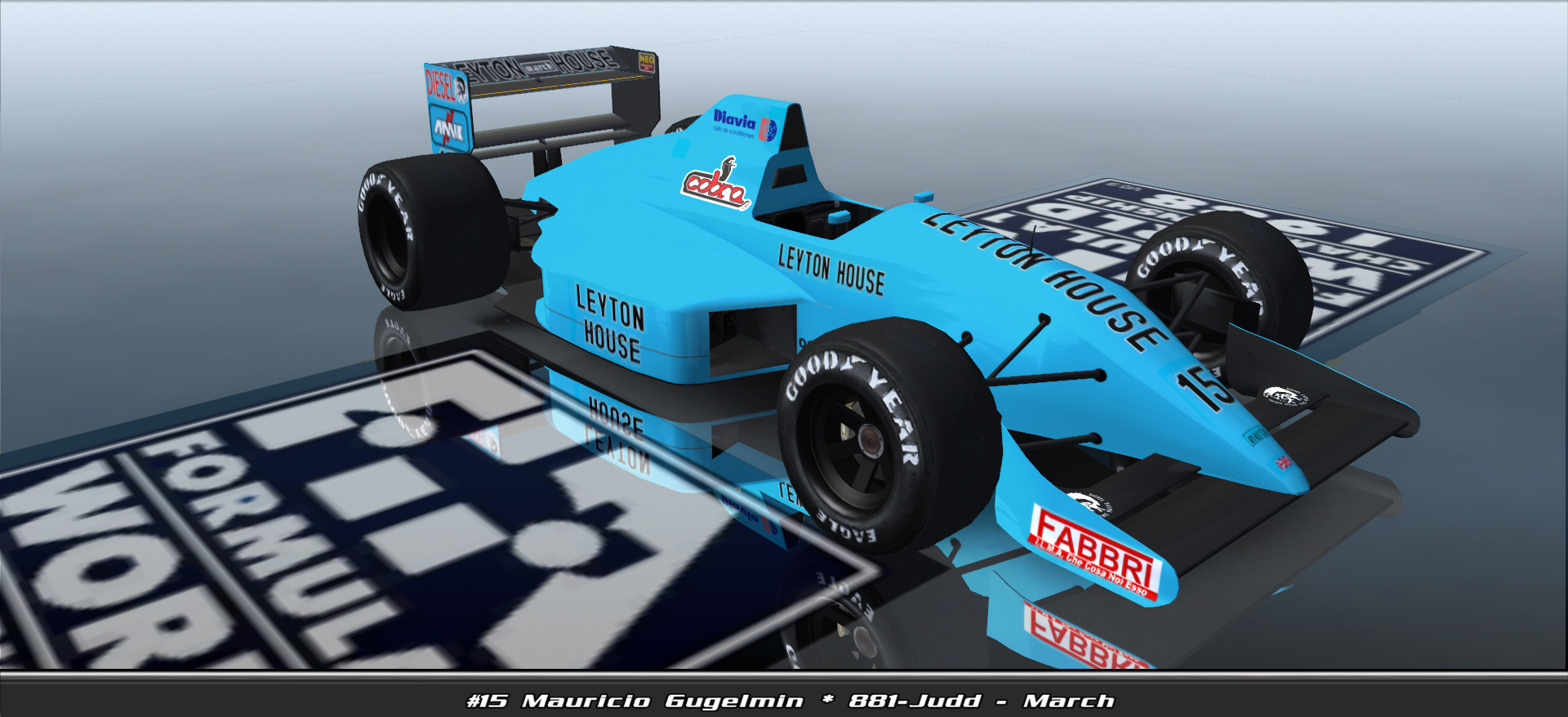 #15 Mauricio Gugelmin * 881-judd -, March #88015, Driven By Alex Rhaan