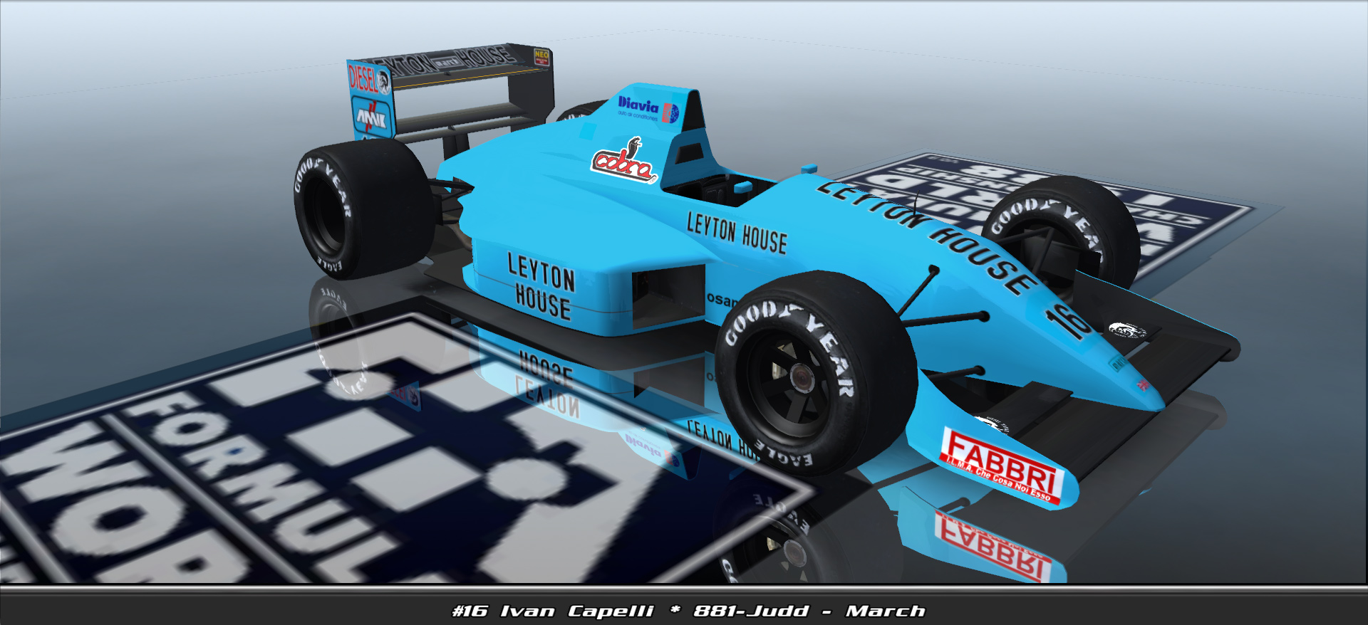 #16 Ivan Capelli * 881-judd -, March #88016, Driven By Juliano Flores