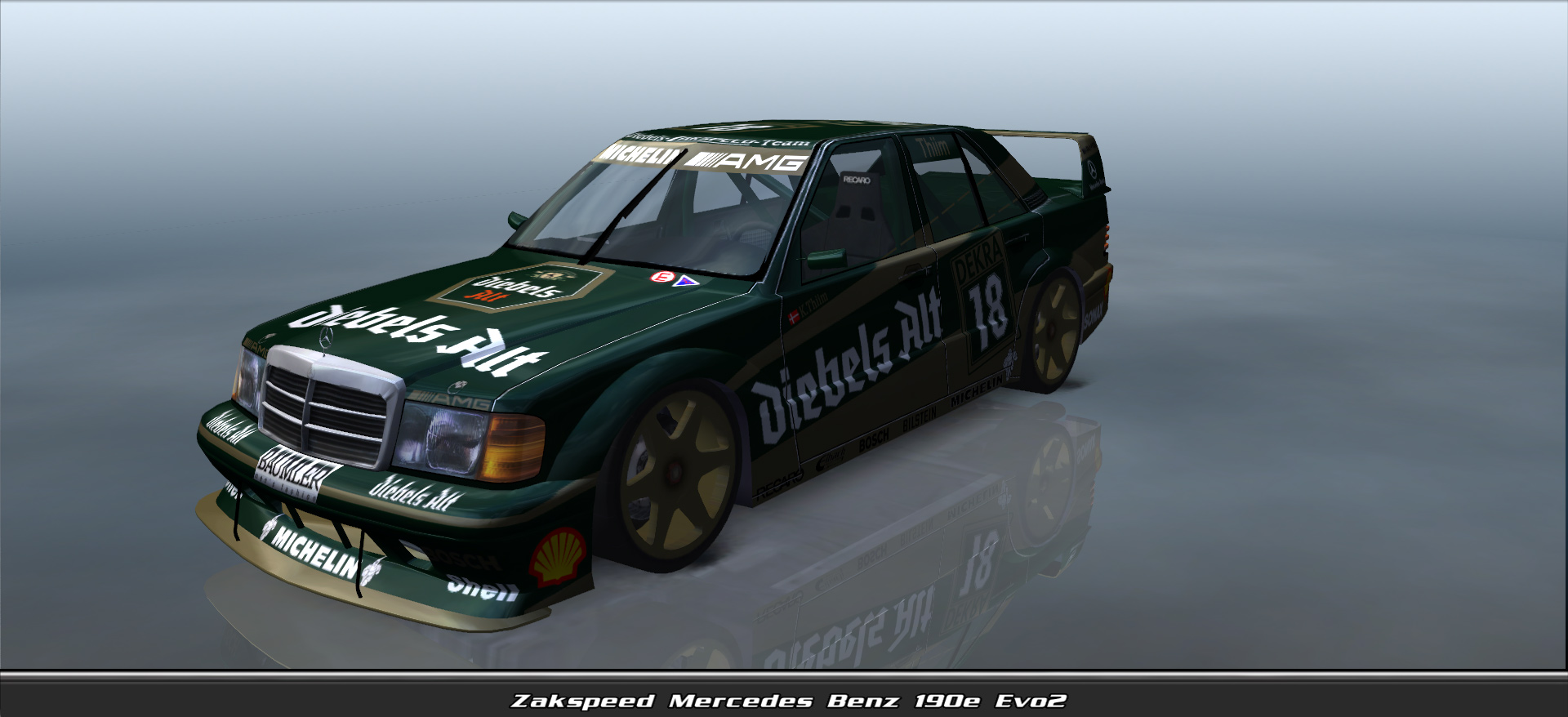 Zakspeed, Mercedes Benz 190e Evo2 #92018, Driven By Fernando Horta
