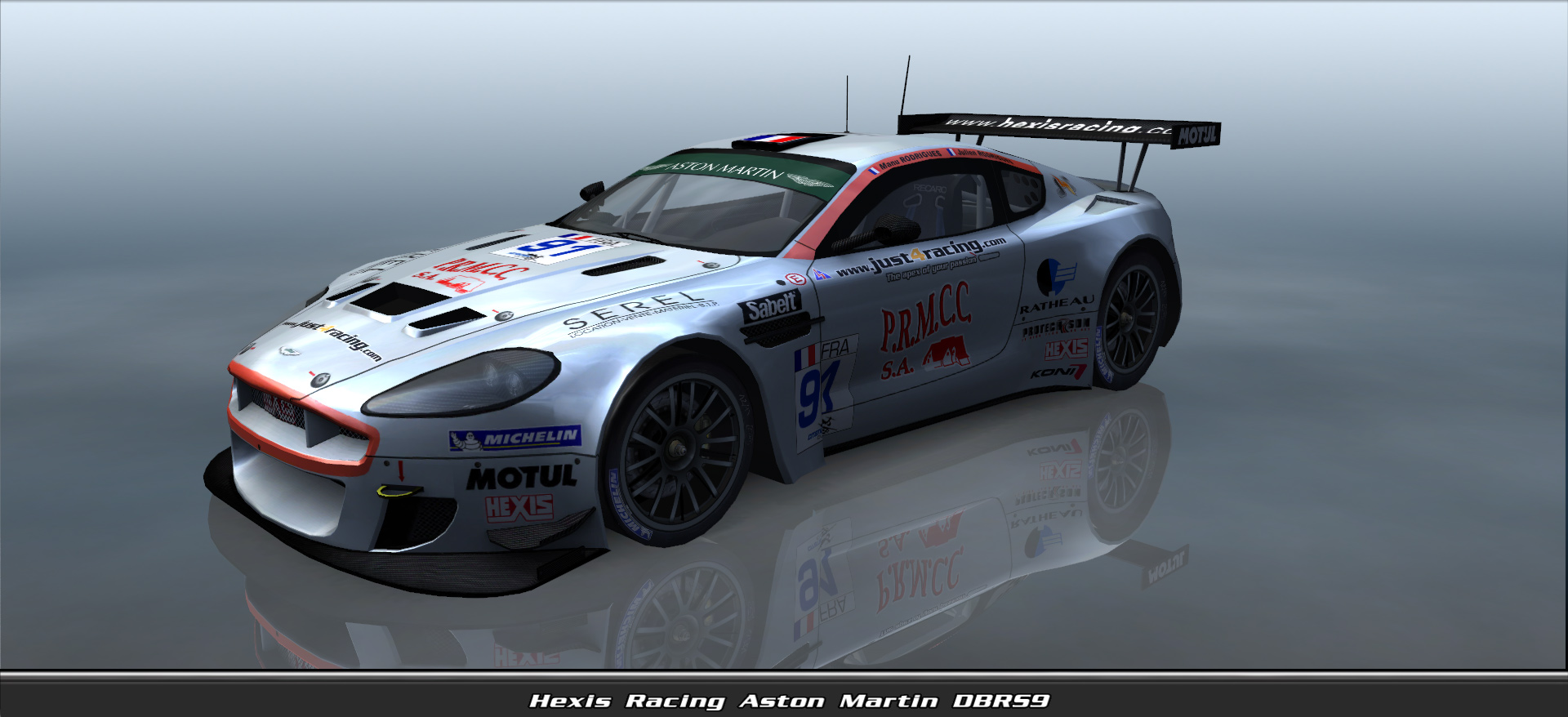 Hexis Racing, Aston Martin Dbrs9 #8091, Driven By Driver 91