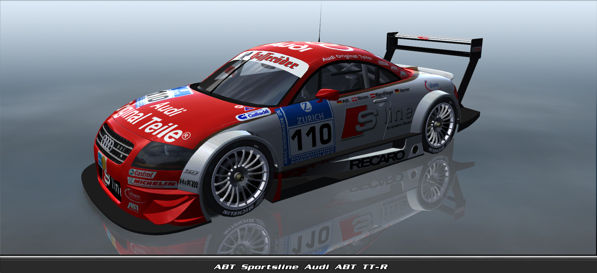 Abt Sportsline, Audi Abt Tt-r #3110, Driven By Chuck Carter