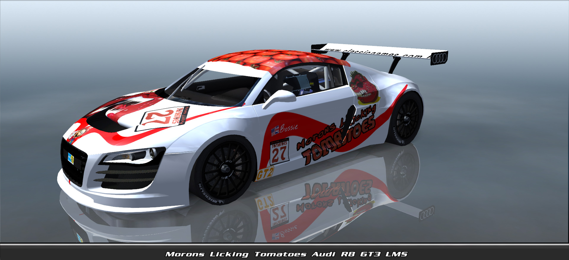 Morons Licking Tomatoes, Audi R8 Gt3 Lms #11027, Driven By Mansell