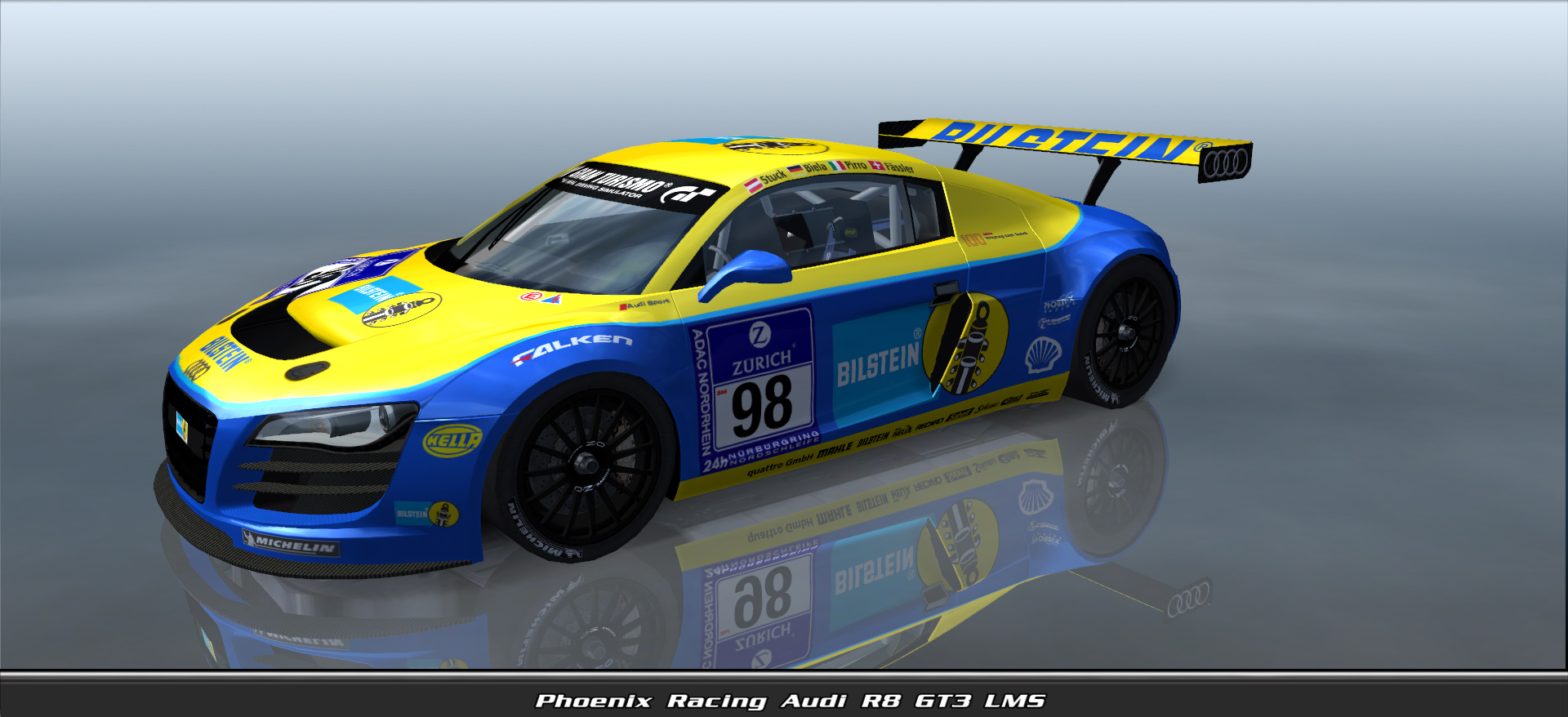 Phoenix Racing, Audi R8 Gt3 Lms #9098, Driven By Drew Lidkea