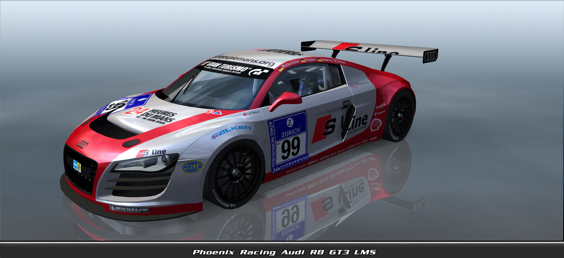 Phoenix Racing, Audi R8 Gt3 Lms #9099, Driven By David Poel