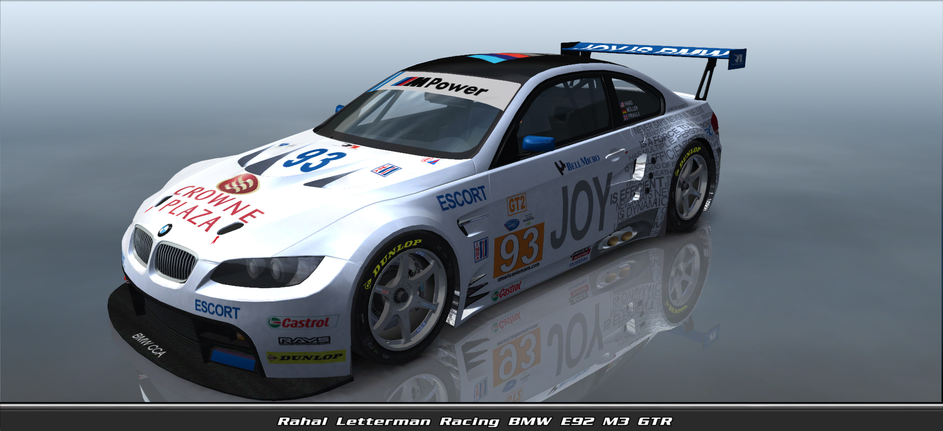 Rahal Letterman Racing, Bmw E92 M3 Gtr #10093, Driven By Driver 93