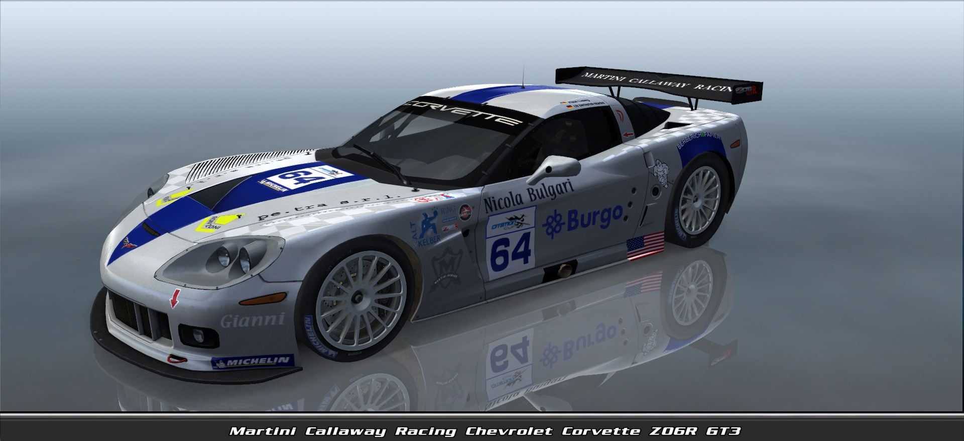 Martini Callaway Racing, Chevrolet Corvette Zo6r Gt3 #7064, Driven By Ian Jolicoeur