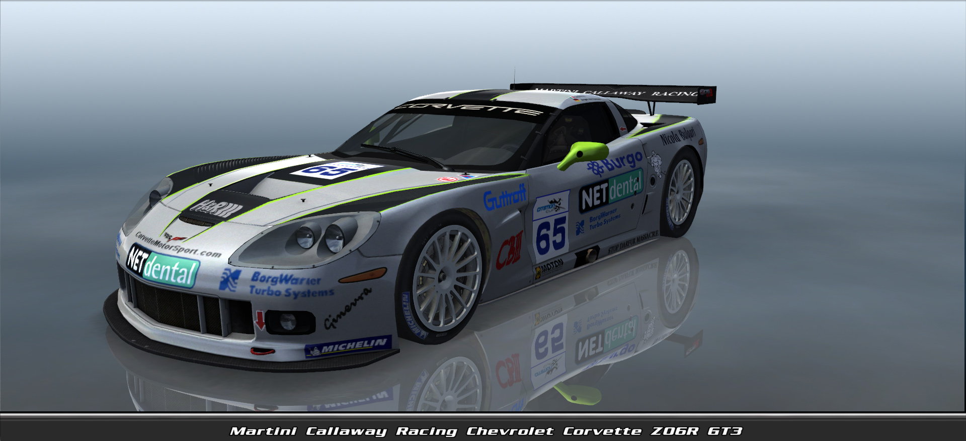 Martini Callaway Racing, Chevrolet Corvette Zo6r Gt3 #7065, Driven By Marty Uren