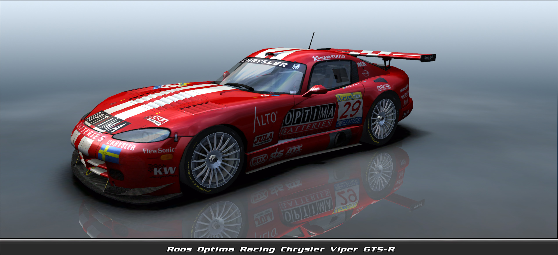Roos Optima Racing, Chrysler Viper Gts-r #3029, Driven By Mike Monahan