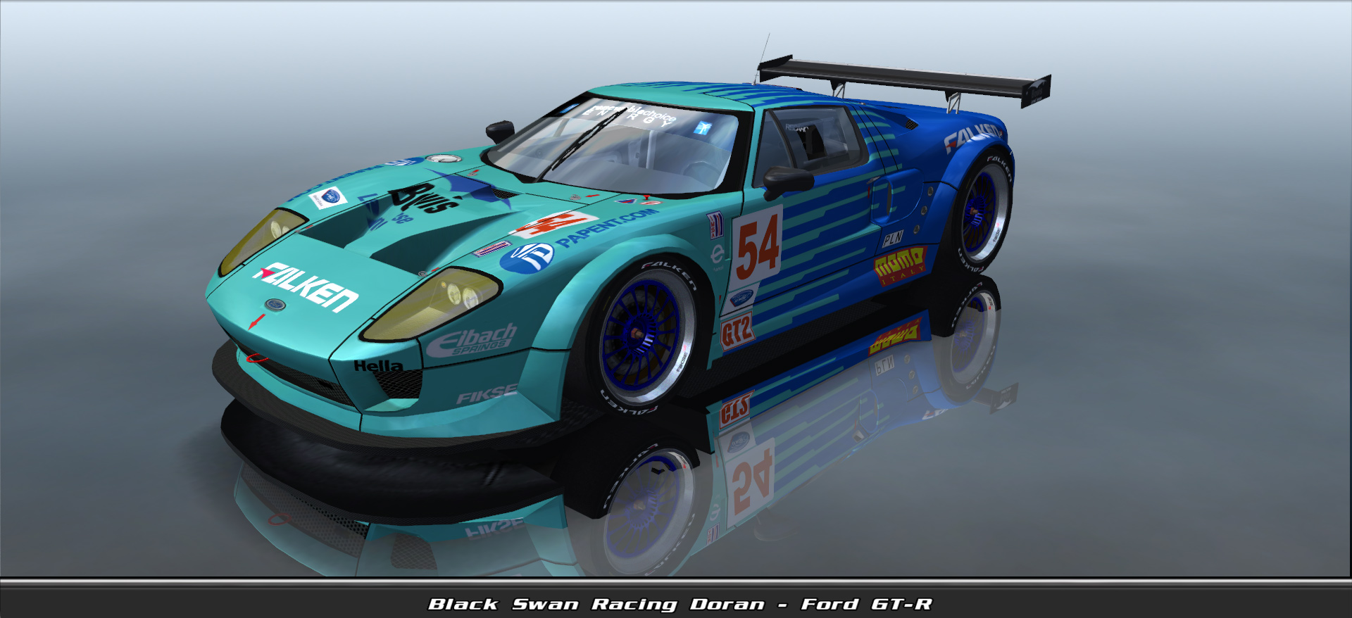 Black Swan Racing, Doran - Ford Gt-r #8054, Driven By Bj?rn Hehmann