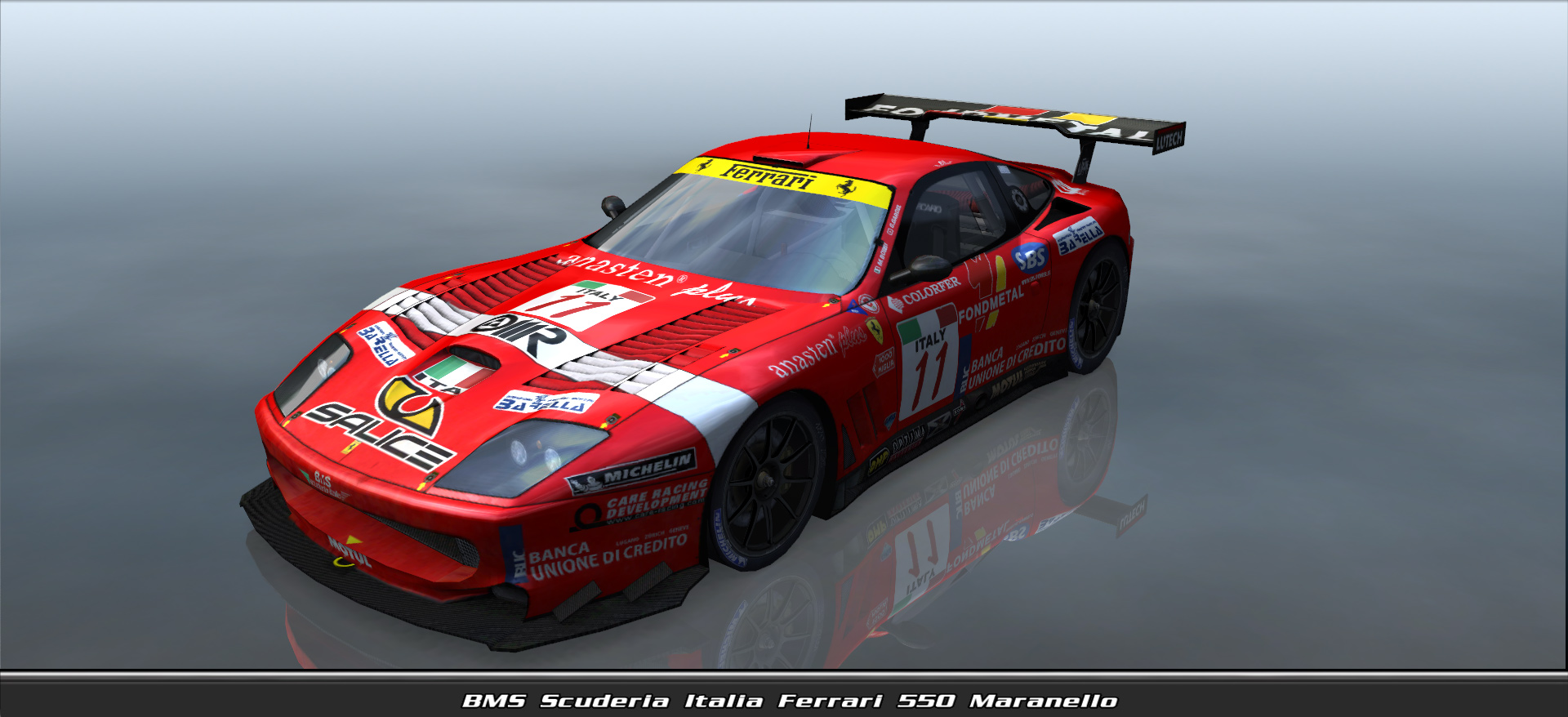 Bms Scuderia Italia, Ferrari 550 Maranello #4011, Driven By John Mcintyre