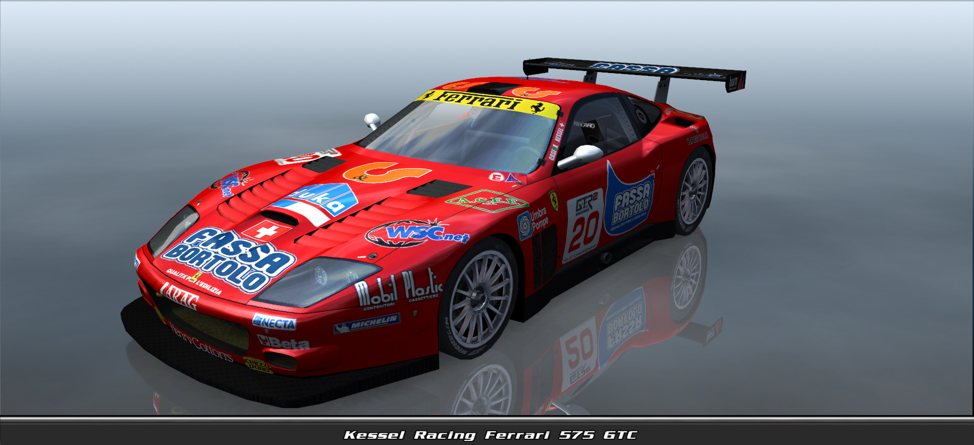 Kessel Racing, Ferrari 575 Gtc #7020, Driven By Rich Hromin