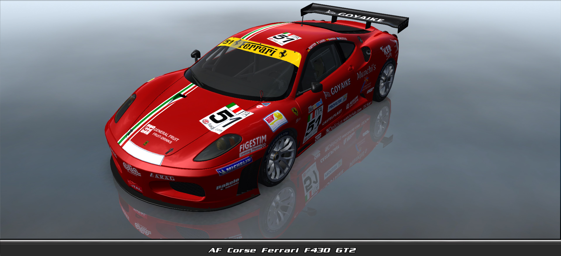 Af Corse, Ferrari F430 Gt2 #9051, Driven By Driver 51