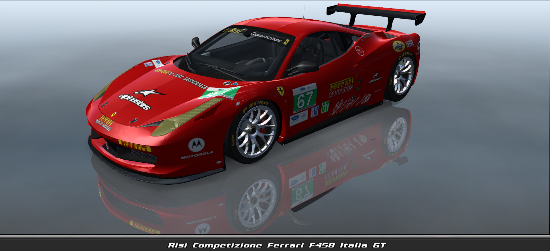 Risi Competizione, Ferrari F458 Italia Gt #11067, Driven By John Houston