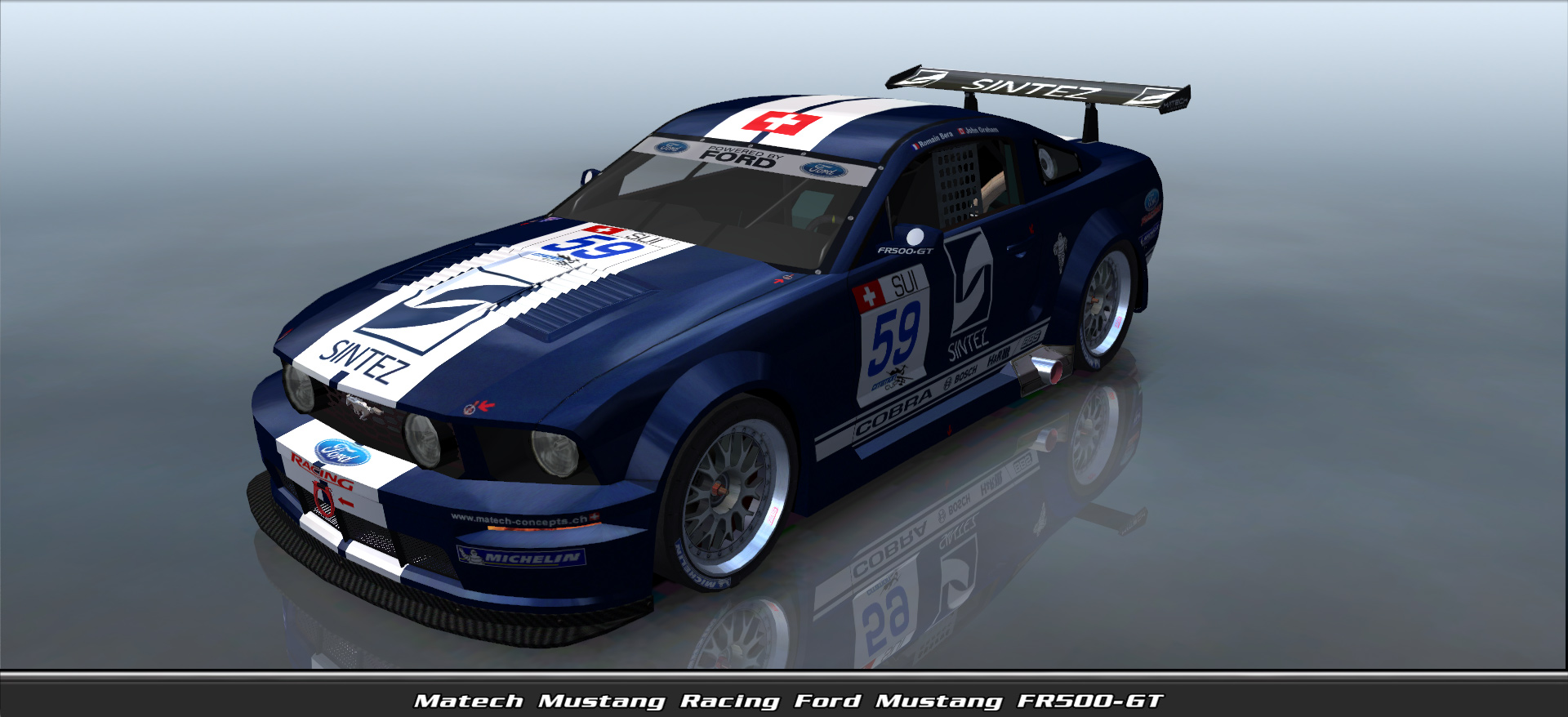 Matech Mustang Racing, Ford Mustang Fr500-gt #8059, Driven By Driver 59