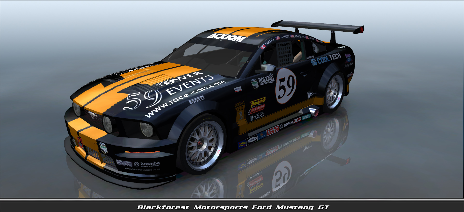 Blackforest Motorsports, Ford Mustang Gt #8059, Driven By Jon Wathen