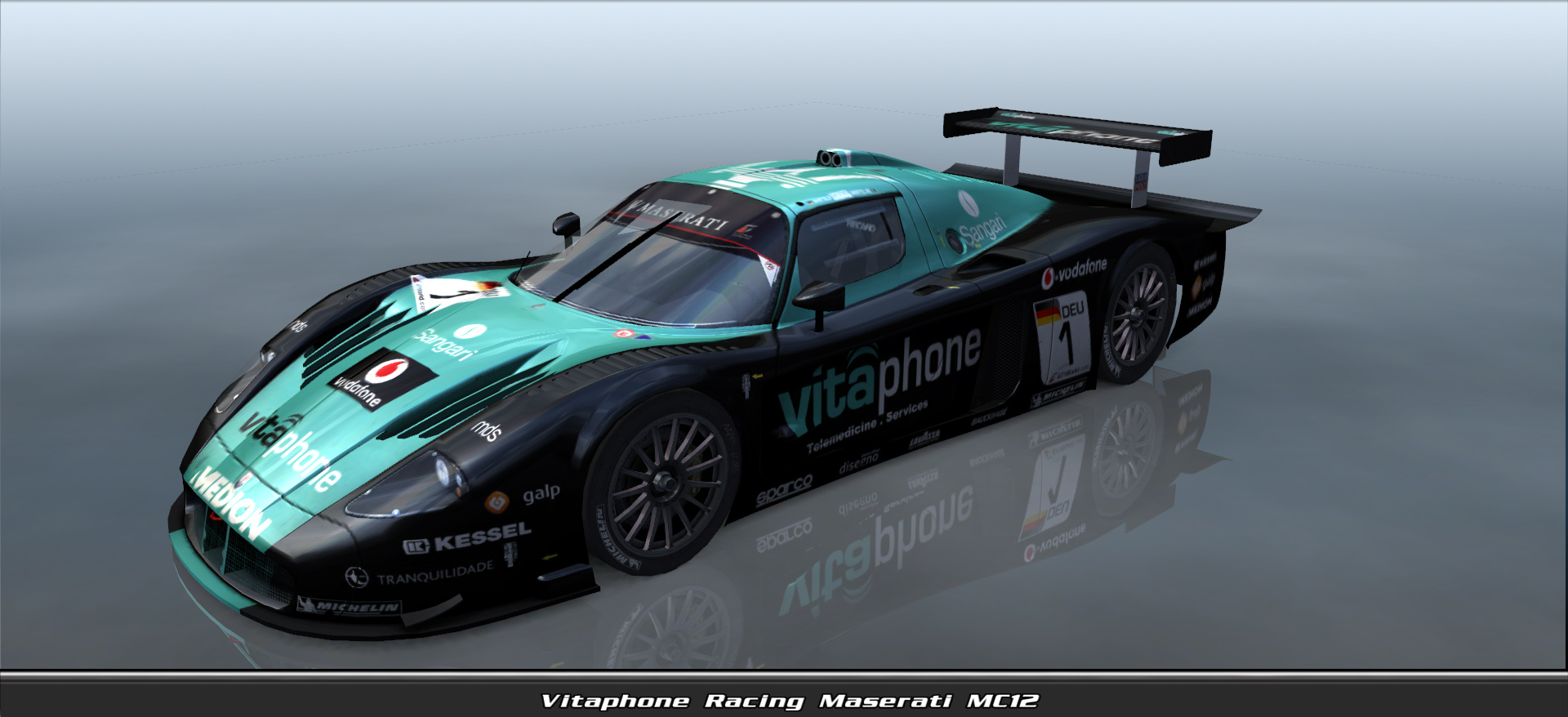 Vitaphone Racing, Maserati Mc12 #10001, Driven By Alex Scott