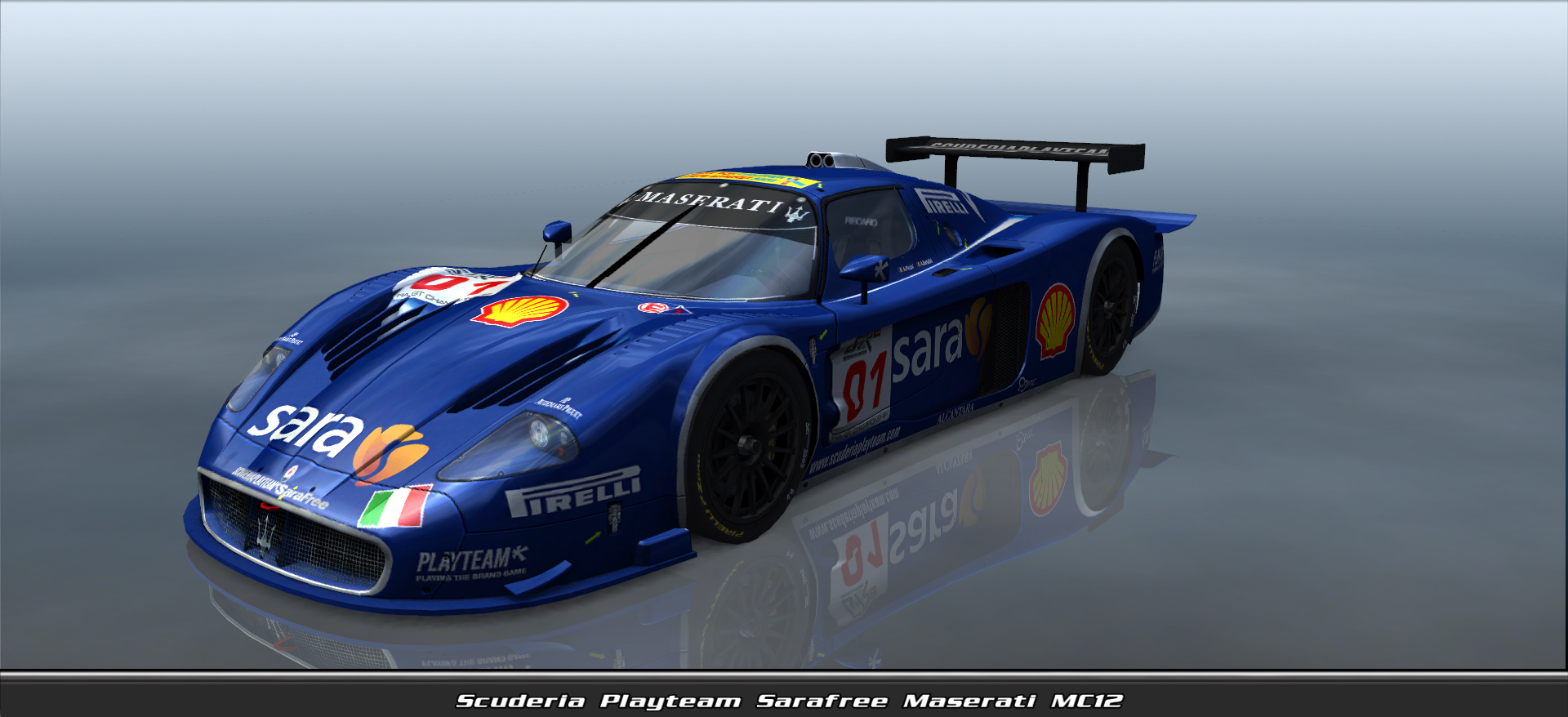 Scuderia Playteam Sarafree, Maserati Mc12 #7101, Driven By Brian Stewart